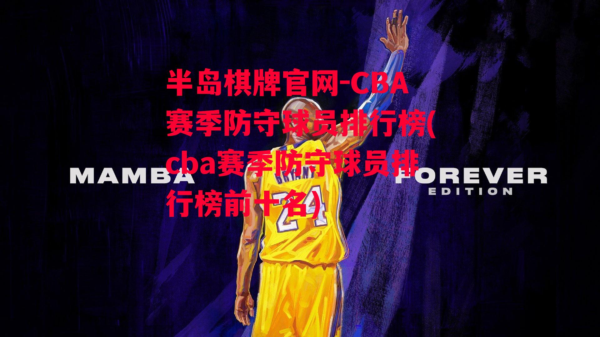 CBA赛季防守球员排行榜(cba赛季防守球员排行榜前十名)